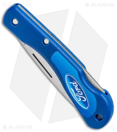 Case Ford Mini Blackhorn Lockback Knife 3.0" Blue ( LT1059L) 14311 4 Case Ford Mini Blackhorn Lockback Knife 3.0" Blue ( LT1059L) 14311 - Image 2