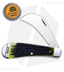 Case Hawkbill Pruner Knife 4" Olive Green Russell Jigged Bone (61011 SS) 13284 5 Case Hawkbill Pruner Knife 4" Olive Green Russell Jigged Bone (61011 SS) 13284 -Knives Shop Case Hawkbill Olive Green Russell Jigged Bone SS 13284 BHQ 108153 jr bottlecap