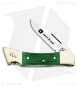 Case John Deere Hammerhead Knife 5" Corn Cob Jigged Green Bone (6159L SS) 5947