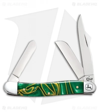 Case John Deere Medium Stockman Knife 3.625" John Deere Kirinite (6318SS) 15758 3 Case John Deere Medium Stockman Knife 3.625" John Deere Kirinite (6318SS) 15758