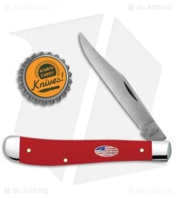 Case Knives American Workman Red Synthetic Smooth Slimline Trapper (41048 SS) 5 Case Knives American Workman Red Synthetic Smooth Slimline Trapper (41048 SS) -Knives Shop Case Knives American Workman Red Syntehtic Smooth Trapper SS 13459 BHQ 122345 jr bottlecap