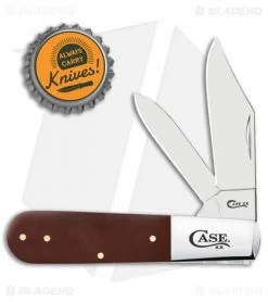 Case Knives Brown Synthetic Smooth Barlow (42009 1/2 SS) -Knives Shop Case Knives Brown Synthetic Smooth Barlow SS 11792 BHQ 102723 jr bottlecap