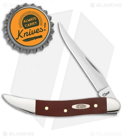 Case Knives Brown Synthetic Smooth Small Texas Toothpick (410096 SS) 4 Case Knives Brown Synthetic Smooth Small Texas Toothpick (410096 SS) - Image 2