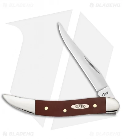 Case Knives Brown Synthetic Smooth Small Texas Toothpick (410096 SS) 3 Case Knives Brown Synthetic Smooth Small Texas Toothpick (410096 SS)