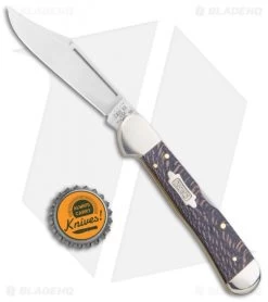 Case Knives Copperlock 4.25" Lockback Knife Black Sycamore Wood -Knives Shop Case Knives Copperlock Black Sycamore Wood BHQ 122365 jr bottlecap