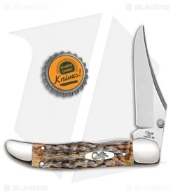 Case Knives Kickstart Mid-Folding Hunter Assisted Burnt Gray Bone (61265AC SS) 7 Case Knives Kickstart Mid-Folding Hunter Assisted Burnt Gray Bone (61265AC SS) -Knives Shop Case Knives Kickstart Mid folding Hunter Assisted Burnt Gray Bone 27771 BHQ 102782 jr bottlecap