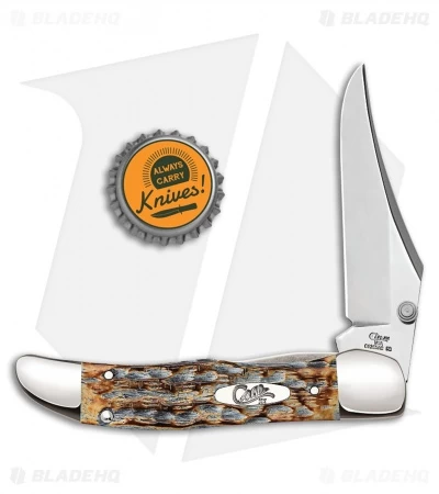 Case Knives Kickstart Mid-Folding Hunter Assisted Burnt Gray Bone (61265AC SS) 5 Case Knives Kickstart Mid-Folding Hunter Assisted Burnt Gray Bone (61265AC SS) - Image 3