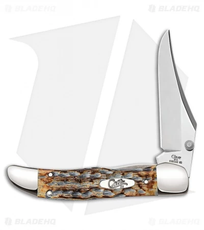 Case Knives Kickstart Mid-Folding Hunter Assisted Burnt Gray Bone (61265AC SS) 3 Case Knives Kickstart Mid-Folding Hunter Assisted Burnt Gray Bone (61265AC SS)