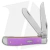 Case Knives Mini Trapper Knife Lilac Ichtus Synthetic (4207 SS) - 39163 -Knives Shop Case Knives Mini Trapper Lilac Ichtus Synthetic 4207 SS 39163 BHQ 123209 LS