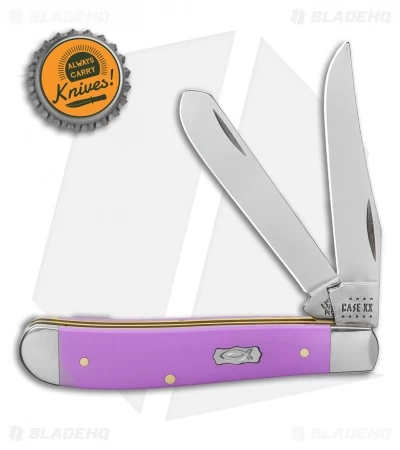 Case Knives Mini Trapper Knife Lilac Ichtus Synthetic (4207 SS) - 39163 7 Case Knives Mini Trapper Knife Lilac Ichtus Synthetic (4207 SS) - 39163 - Image 5