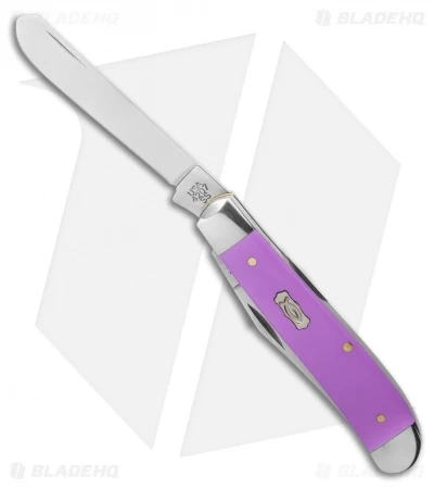 Case Knives Mini Trapper Knife Lilac Ichtus Synthetic (4207 SS) - 39163 5 Case Knives Mini Trapper Knife Lilac Ichtus Synthetic (4207 SS) - 39163 - Image 3