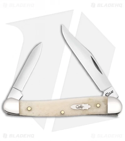 Case Knives Natural Bone Smooth Mini Copperhead (62109X SS) 3 Case Knives Natural Bone Smooth Mini Copperhead (62109X SS)