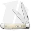 Case Knives Natural Bone Smooth Mini Trapper (6207W SS)