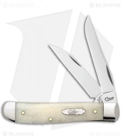 Case Knives Natural Bone Smooth Mini Trapper (6207W SS)