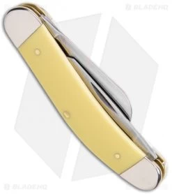 Case Knives Sowbelly Pocket Knife Yellow Synthetic (TB3339 CV) -Knives Shop Case Knives Sowbelly Pocket Knife Yellow Synthetic BHQ 122437 td side