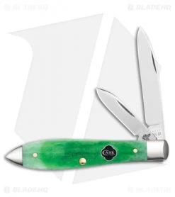 Case Knives Tear Drop Pocket Knife 3.5" Clover Sawcut Bone (TB62028 SS)