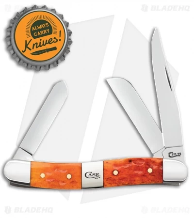 Case Knives Tequila Sunrise Bone Standard Jig Medium Stockman (6318 SS) 4 Case Knives Tequila Sunrise Bone Standard Jig Medium Stockman (6318 SS) - Image 2