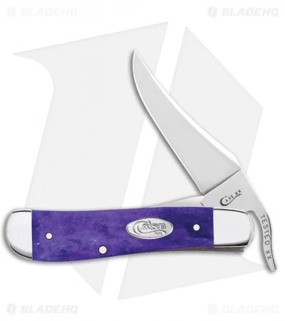 Case Knives Ultra Violet Bone Smooth RussLock® (61953L SS) 3 Case Knives Ultra Violet Bone Smooth RussLock® (61953L SS)
