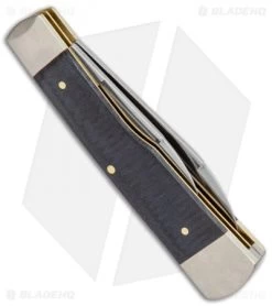 Case Large Gunstock Knife 3.0" Black Micarta (102130 SS) 8 Case Large Gunstock Knife 3.0" Black Micarta (102130 SS) -Knives Shop Case Large Gunstock Black Micarta 27735 BHQ 122379 jr side