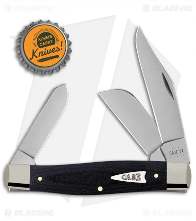 Case Large Stockman Traditional Knife 4.25" Black Micarta (10375 SS) 27732 6 Case Large Stockman Traditional Knife 4.25" Black Micarta (10375 SS) 27732 - Image 4