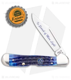 Case Masonic Mini Copperlock Traditional Knife 3.625" Blue Bone(61749L SS) 25531 -Knives Shop Case Masonic Mini Copperlock Traditional Blue Bone BHQ 81787 jr bottlecap