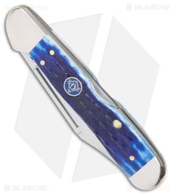 Case Masonic Mini Copperlock Traditional Knife 3.625" Blue Bone(61749L SS) 25531 -Knives Shop Case Masonic Mini Copperlock Traditional Blue Bone BHQ 81787 jr spine