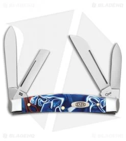 Case Medium Congress Pocket Knife 3.625" Patriotic Kirinite (104052 SS) 11214