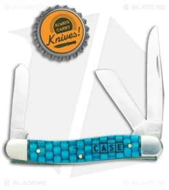 Case Medium Stockman 3.625" Basket Weave Turquoise Bone (6318 CV) -Knives Shop Case Medium Stockman Basket Weave Turquoise Bone 15503 BHQ 101101 jr bottlecap