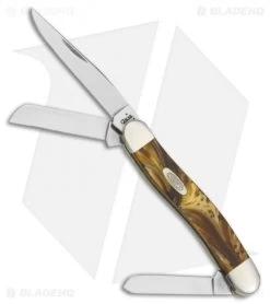Case Medium Stockman Knife 3.625" Butter Rum Corelon (6318SS) 9318BR