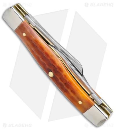 Case Medium Stockman Knife 2.55" Harvest Orange Corn Job Jigged Bone (63032 SS) 5 Case Medium Stockman Knife 2.55" Harvest Orange Corn Job Jigged Bone (63032 SS) - Image 3