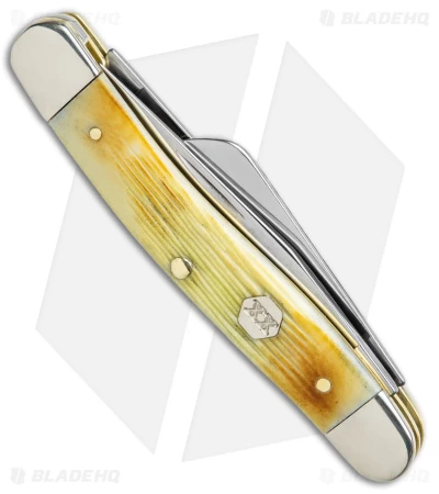 Case Medium Stockman Knife Burnt Cream Bone Barnboard Jig (2.5" Polish) 36721 5 Case Medium Stockman Knife Burnt Cream Bone Barnboard Jig (2.5" Polish) 36721 - Image 3