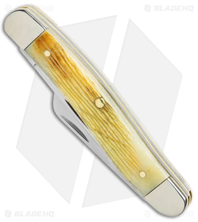 Case Medium Stockman Knife Burnt Cream Bone Barnboard Jig (2.5" Polish) 36721 4 Case Medium Stockman Knife Burnt Cream Bone Barnboard Jig (2.5" Polish) 36721 - Image 2