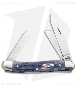 Case Medium Stockman Pocket Worn Gray Bone Crandall Jig (6318 CV) - 58413