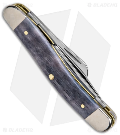 Case Medium Stockman Pocket Worn Gray Bone Crandall Jig (6318 CV) - 58413 5 Case Medium Stockman Pocket Worn Gray Bone Crandall Jig (6318 CV) - 58413 - Image 3