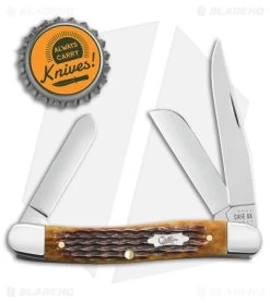 Case Medium Stockman Rogers Corn Cob Jig Antique Bone (6318 SS) - 52834 -Knives Shop Case Medium Stockman Rogers Corn Cob Jig Antique Bone SS BHQ 123207 jr bottlecap