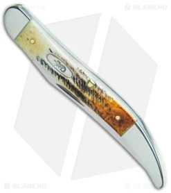 Case Medium Texas Toothpick Knife 3" Case 6.5 BoneStag (6.510094 SS) 65328 -Knives Shop Case Medium Texas Toothpick Case BoneStag SS BHQ 140676 jr spine