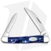 Case Mini Copperhead Knife 3.125" Blue Pearl Kirinite (102109W SS) 23433 -Knives Shop Case Mini Copperhead Blue Pearl Kirinite SS 23433 BHQ 95070 jr