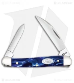 Case Mini Copperhead Knife 3.125" Blue Pearl Kirinite (102109W SS) 23433
