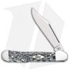 Case Mini Copperlock Knife 3.625" Black/White Carbon Fiber (101749L SS) 38926 -Knives Shop Case Mini Copperlock Black White CF SS 38926 BHQ 94961 jr