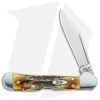 Case Mini CopperLock Knife 3.6" Case 6.5 BoneStag (6.51749L SS) 65327 -Knives Shop Case Mini Copperlock BoneStag SS BHQ 140680 jr