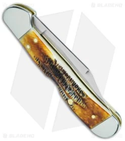 Case Mini CopperLock Knife 3.6" Case 6.5 BoneStag (6.51749L SS) 65327 8 Case Mini CopperLock Knife 3.6" Case 6.5 BoneStag (6.51749L SS) 65327 -Knives Shop Case Mini Copperlock BoneStag SS BHQ 140680 jr side