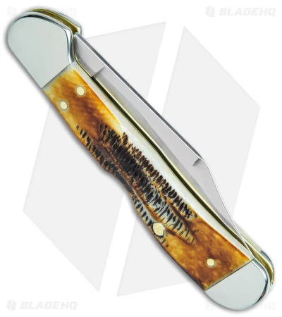 Case Mini CopperLock Knife 3.6" Case 6.5 BoneStag (6.51749L SS) 65327 5 Case Mini CopperLock Knife 3.6" Case 6.5 BoneStag (6.51749L SS) 65327 - Image 3