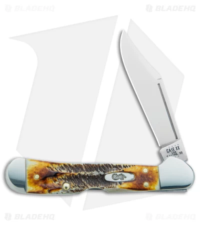 Case Mini CopperLock Knife 3.6" Case 6.5 BoneStag (6.51749L SS) 65327 3 Case Mini CopperLock Knife 3.6" Case 6.5 BoneStag (6.51749L SS) 65327