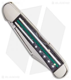 Case Mini Copperlock Knife 3.625" Stripes Of Service Green (61749L SS) 7 Case Mini Copperlock Knife 3.625" Stripes Of Service Green (61749L SS) -Knives Shop Case Mini Copperlock Knife 3.625in Stripes of Service Green 61749L SS 09577 BHQ 113265 LS Spine 2