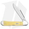 Case Mini Copperlock Pocket Knife 3.625" Yellow Synthetic (31749L CV) 30116 -Knives Shop Case Mini Copperlock Yellow Synthetic 30116 BHQ 108131 jr