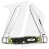Case Mini Moose Traditional Knife 3.625" OD Green Jigged Bone (62032 SS) 22542 -Knives Shop Case Mini Moose Traditional Knife OD Green Jigged Bone BHQ 81762 er