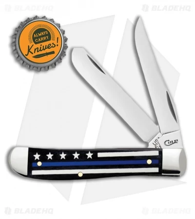 Case Mini Trapper Pocket Knife 3.5" Natural Bone Color Wash Flag (6207 SS) 06568 4 Case Mini Trapper Pocket Knife 3.5" Natural Bone Color Wash Flag (6207 SS) 06568 - Image 2