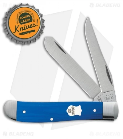 Case Mini Trapper Traditional Knife 3.5" Smooth Blue G-10 (10207 SS) 16741 4 Case Mini Trapper Traditional Knife 3.5" Smooth Blue G-10 (10207 SS) 16741 - Image 2