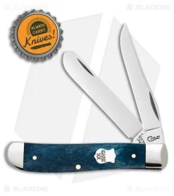 Case Mini Trapper Knife 3.5" Smooth Bone Mediterranean Blue (6207 SS) 11192 -Knives Shop Case Mini Trapper Smooth Bone Mediterranean Blue 11192 BHQ 102715 jr bottlecap
