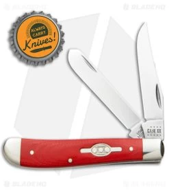 Case Mini Trapper Knife Smooth Red G-10 (2.9" Polish) 45402 9 Case Mini Trapper Knife Smooth Red G-10 (2.9" Polish) 45402 -Knives Shop Case Mini Trapper Smooth Red G 10 SS BHQ 138453 jr bottlecap